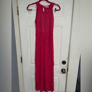 Calvin Klein Fuchsia Maxi Dress